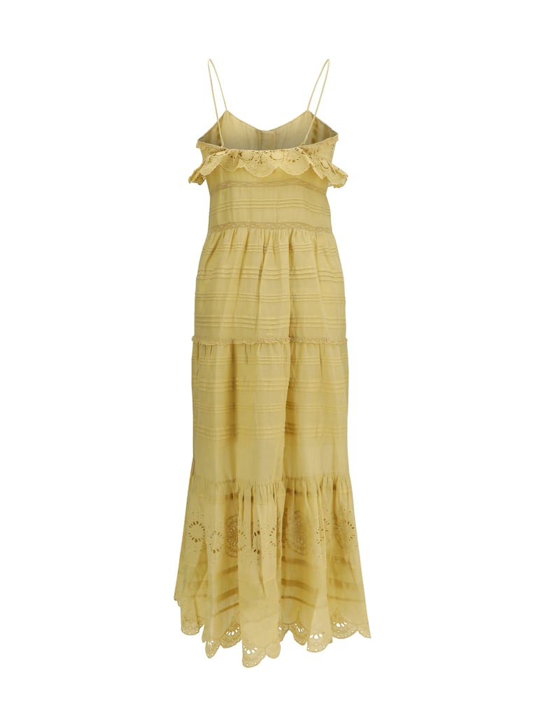 dress paule light ochre by Selfnex