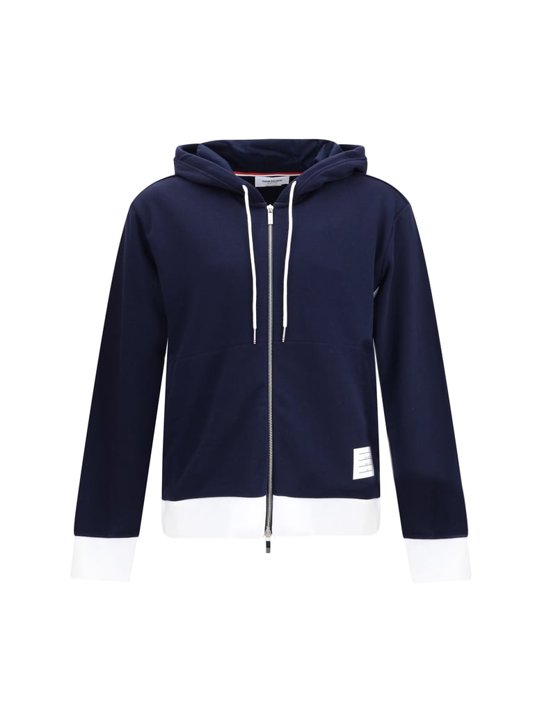 cotton hoodie navy by Selfnex
