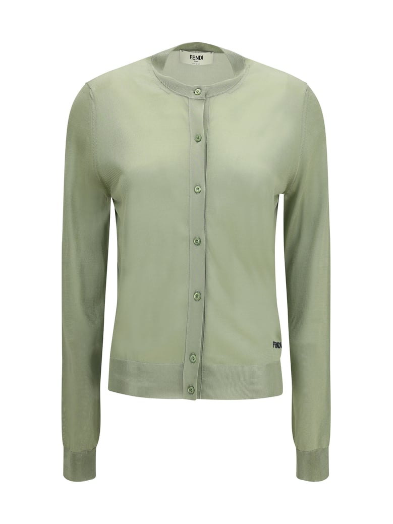 cardigan crewneck in viscose by Selfnex