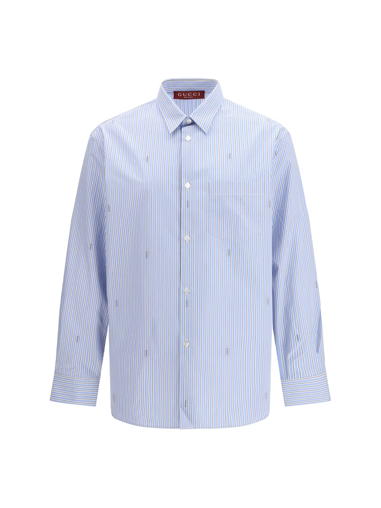 shirt striped cotton poplin by Selfnex