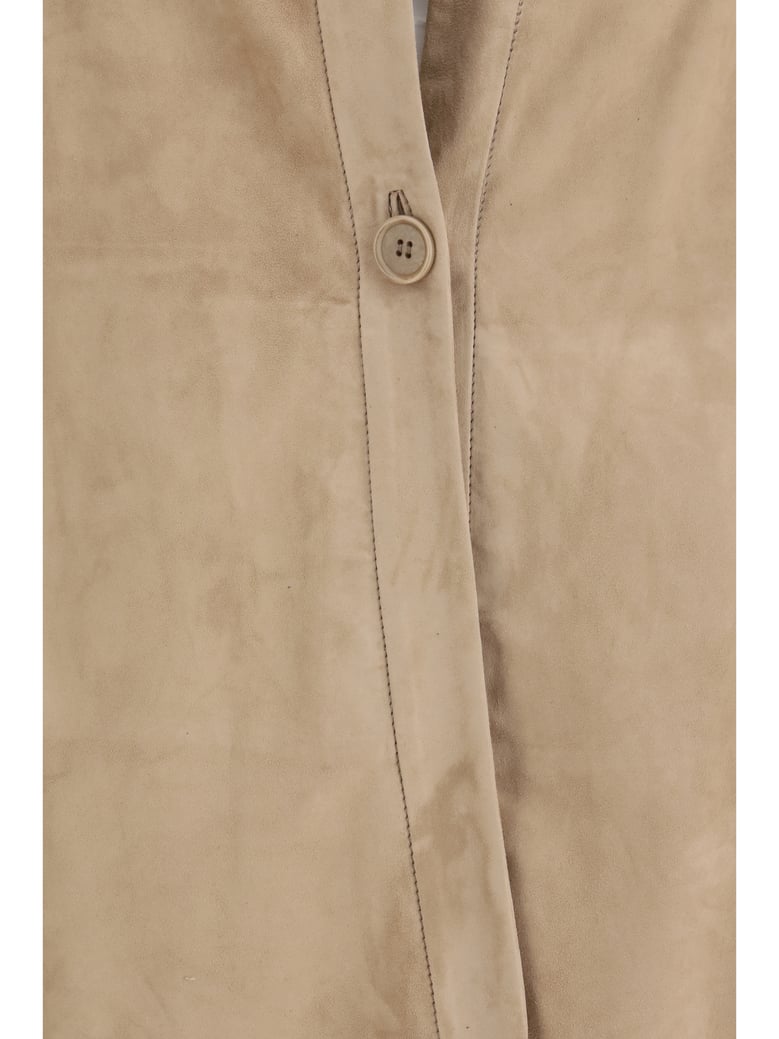 shirt suede sand by Selfnex