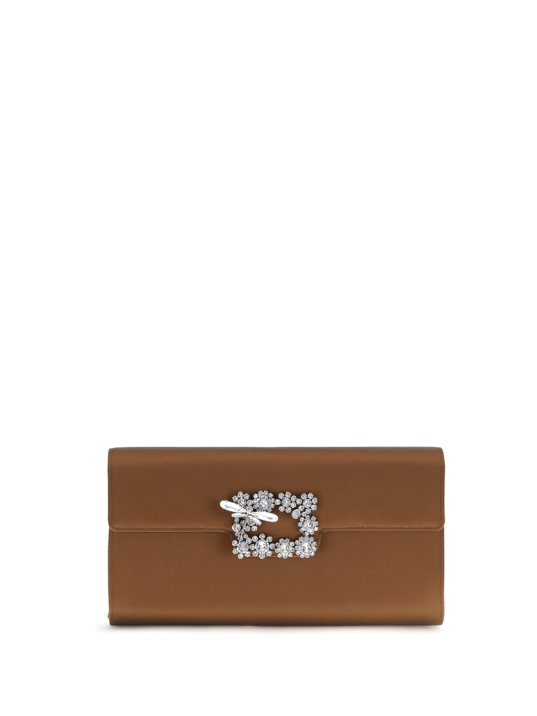 satin clutch efflorescence cacao by Selfnex