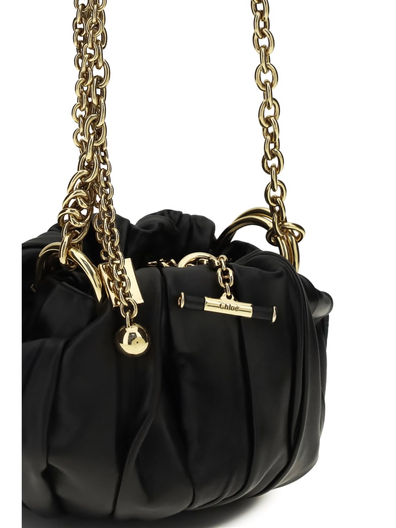 shoulder bag plissé black by Selfnex
