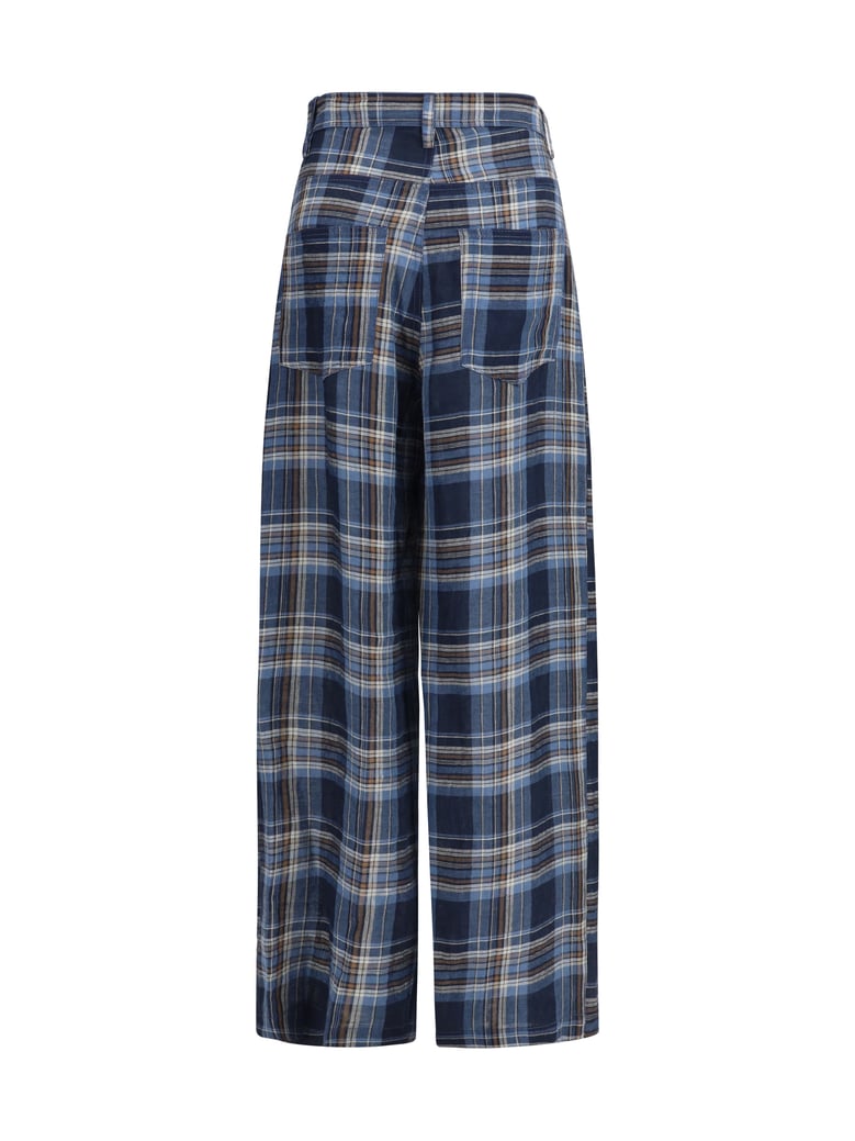 trousers courtney linen ocean smoothie by Selfnex