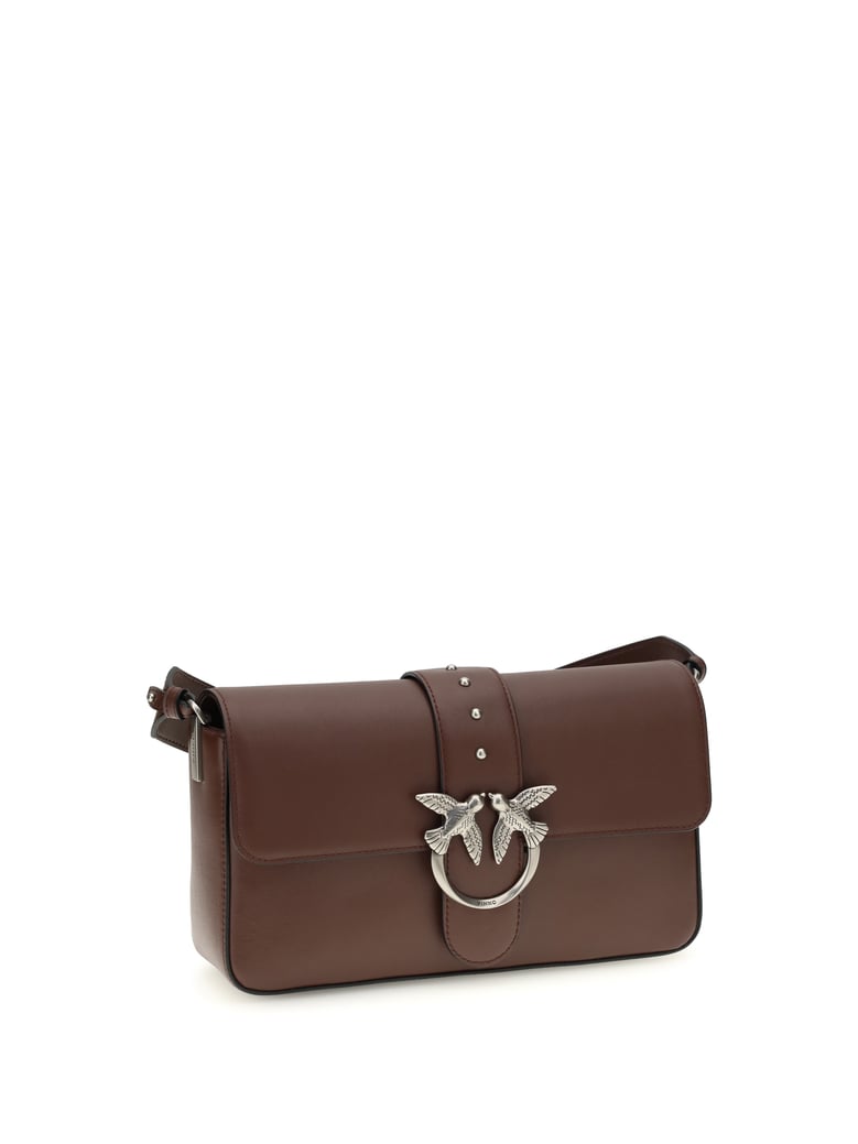 shoulder bag love one wine red/old silver by Selfnex