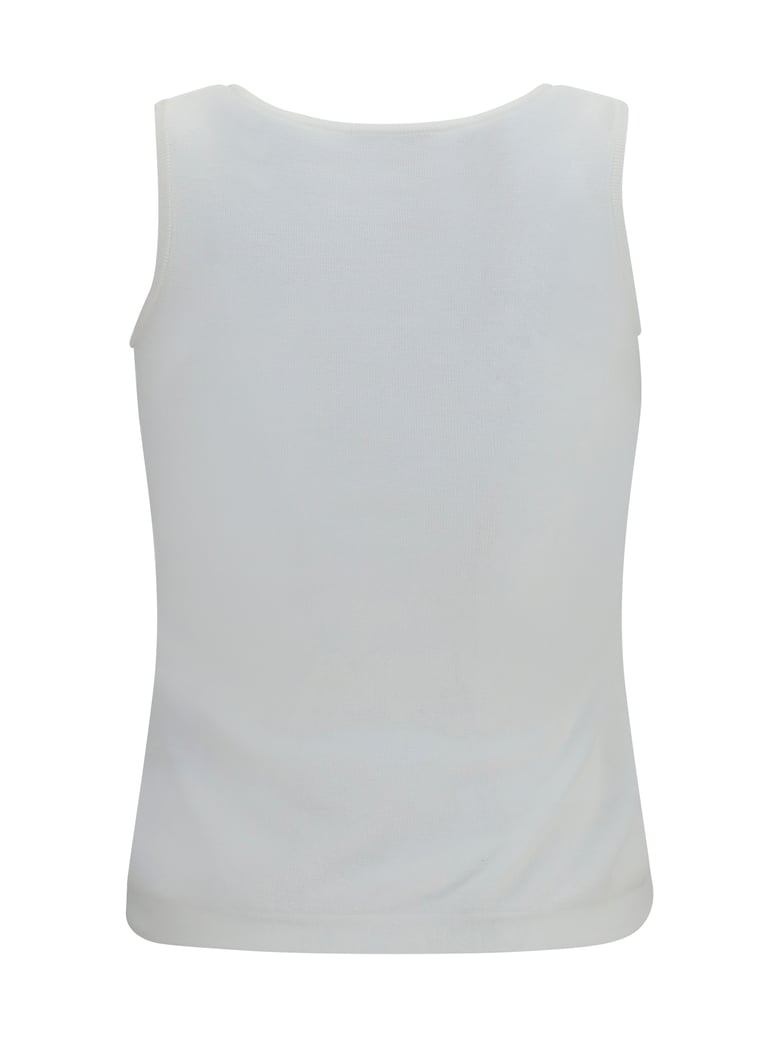 logo tank top white by Selfnex