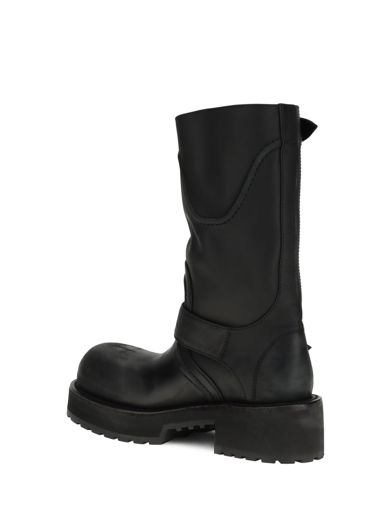 venom calf leather boots by Selfnex