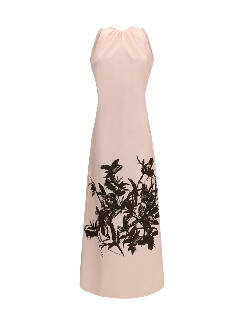 long dress petunia rose/brown by Selfnex