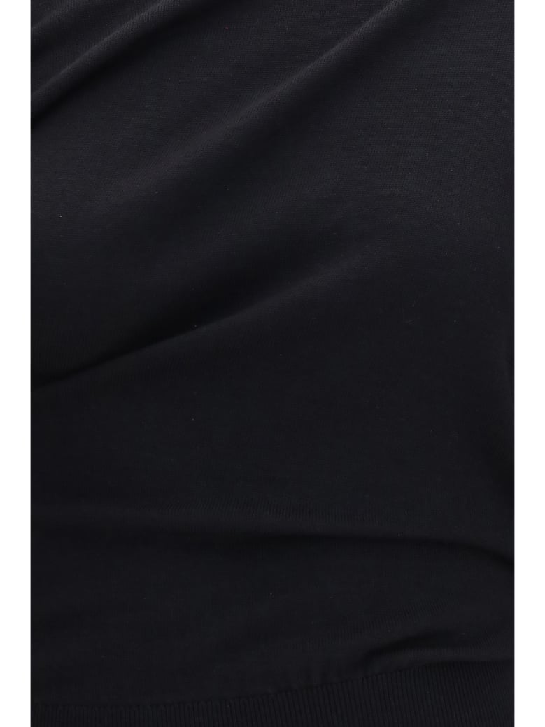 sweater asymmetric black by Selfnex