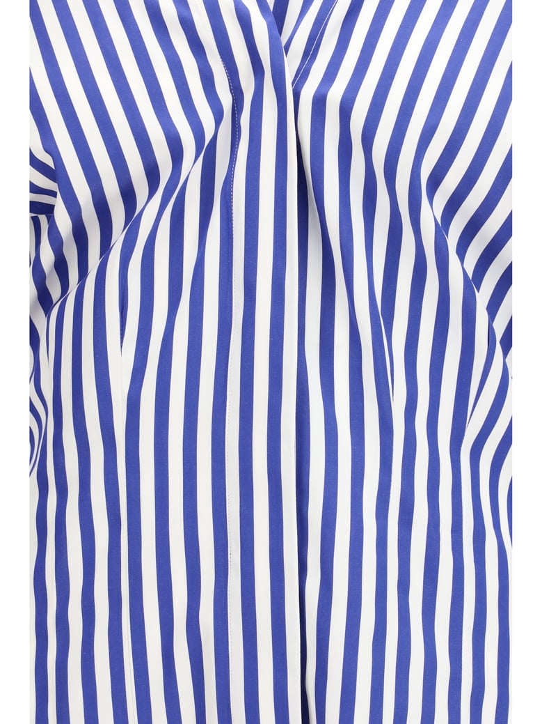 shirt open cotton electric blue/white by Selfnex