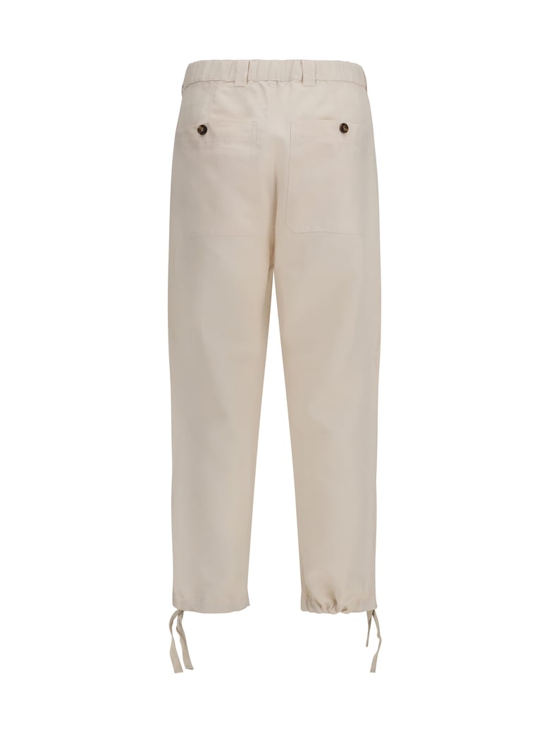 trousers linen off-white by Selfnex