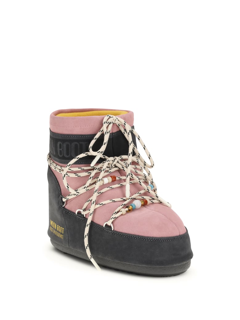 boots icon low suede grey/rose by Selfnex