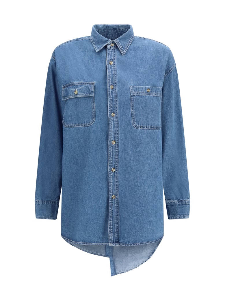 denim shirt mid blue by Selfnex