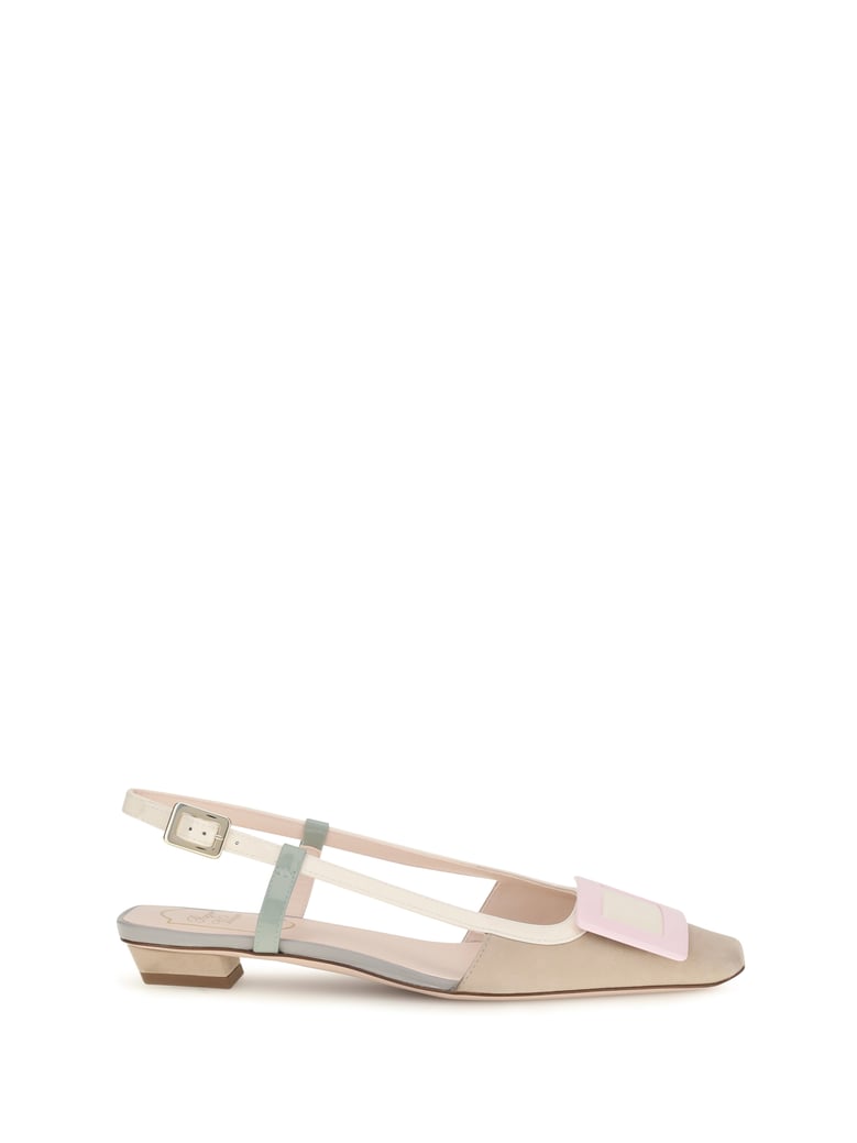 slingback suede ballerinas belle vivier by Selfnex
