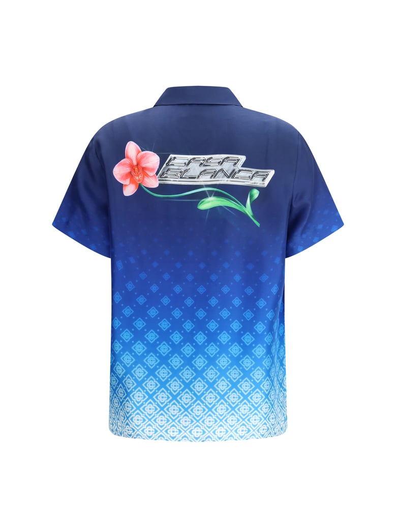 silk shirt orchid monogram by Selfnex