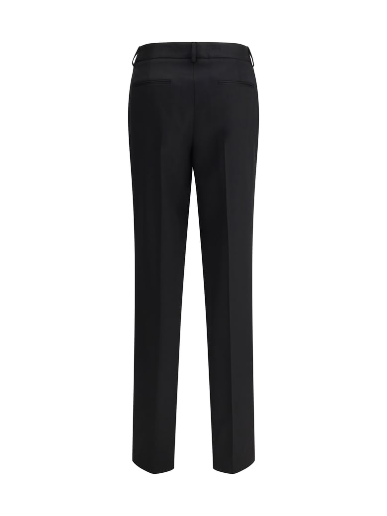 straight tailored pants black by Selfnex