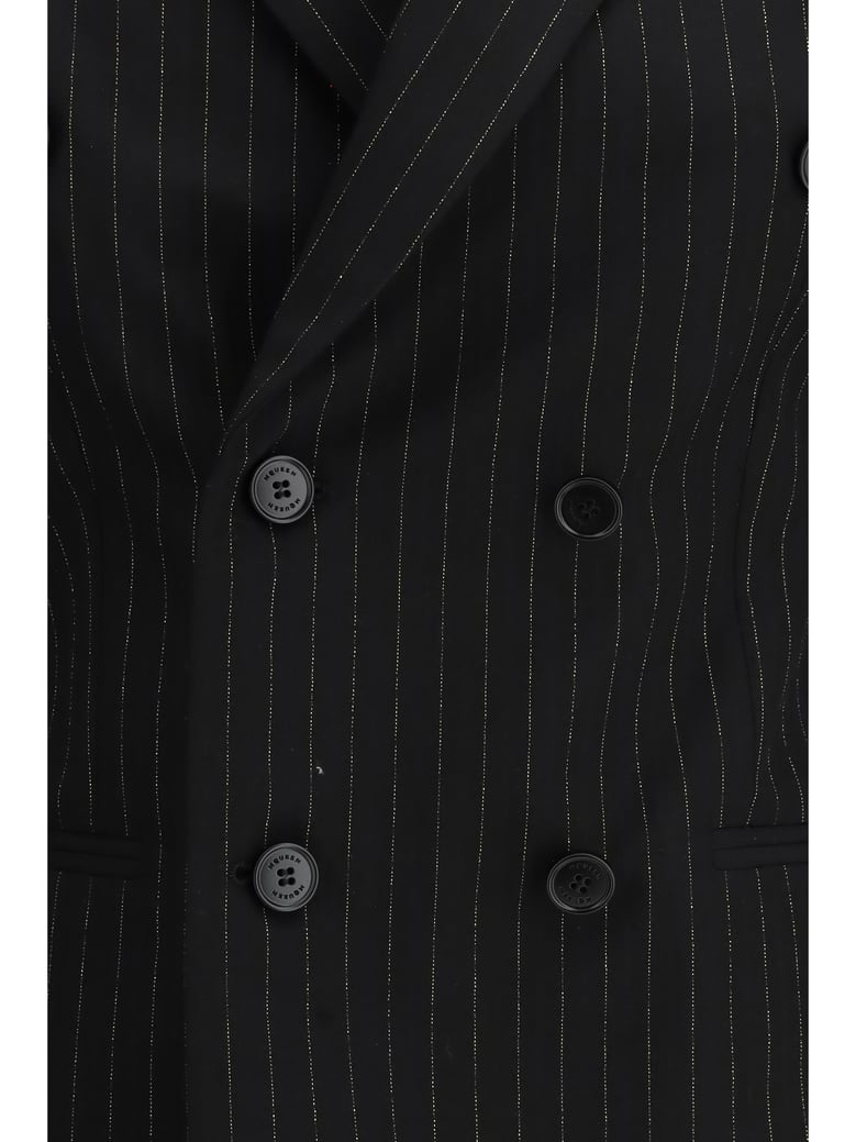 jacket double-breasted black/gold by Selfnex