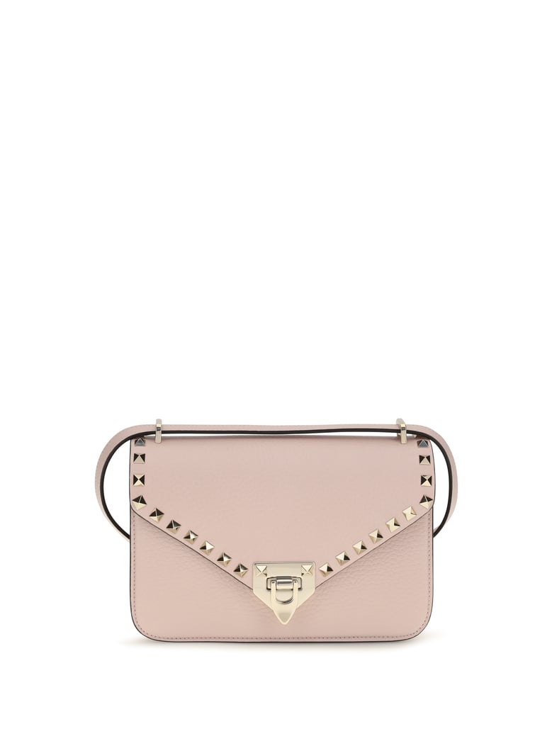 shoulder bag rockstud mini rose quartz by Selfnex