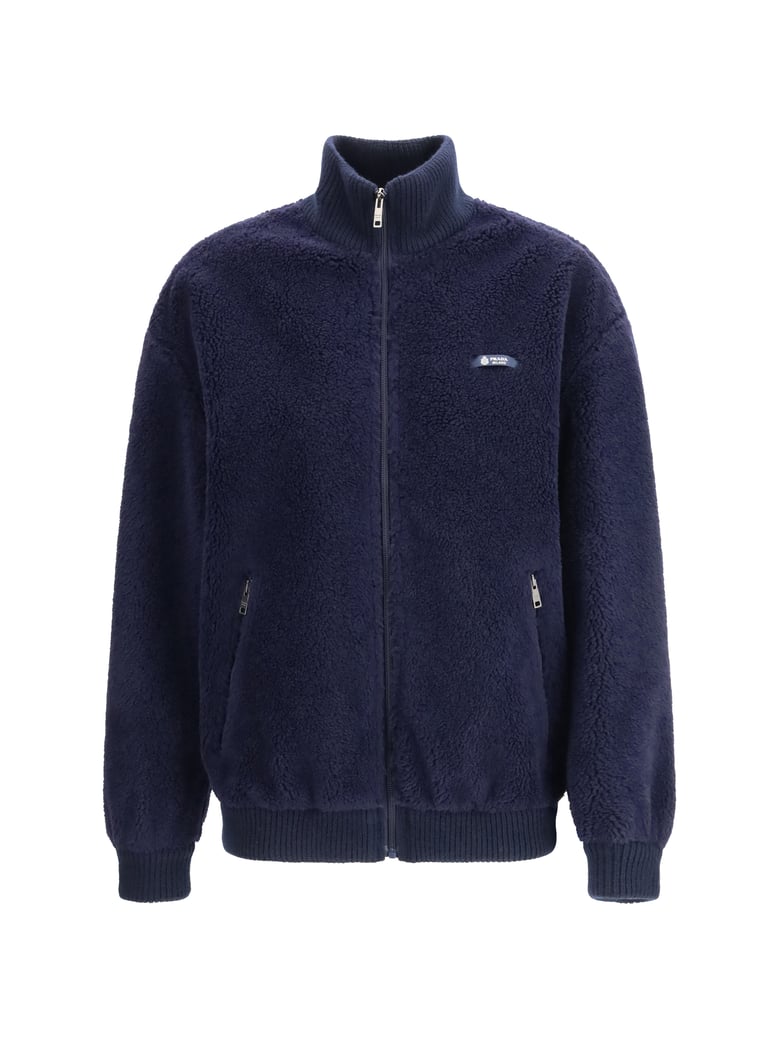 fleece jacket navy by Selfnex