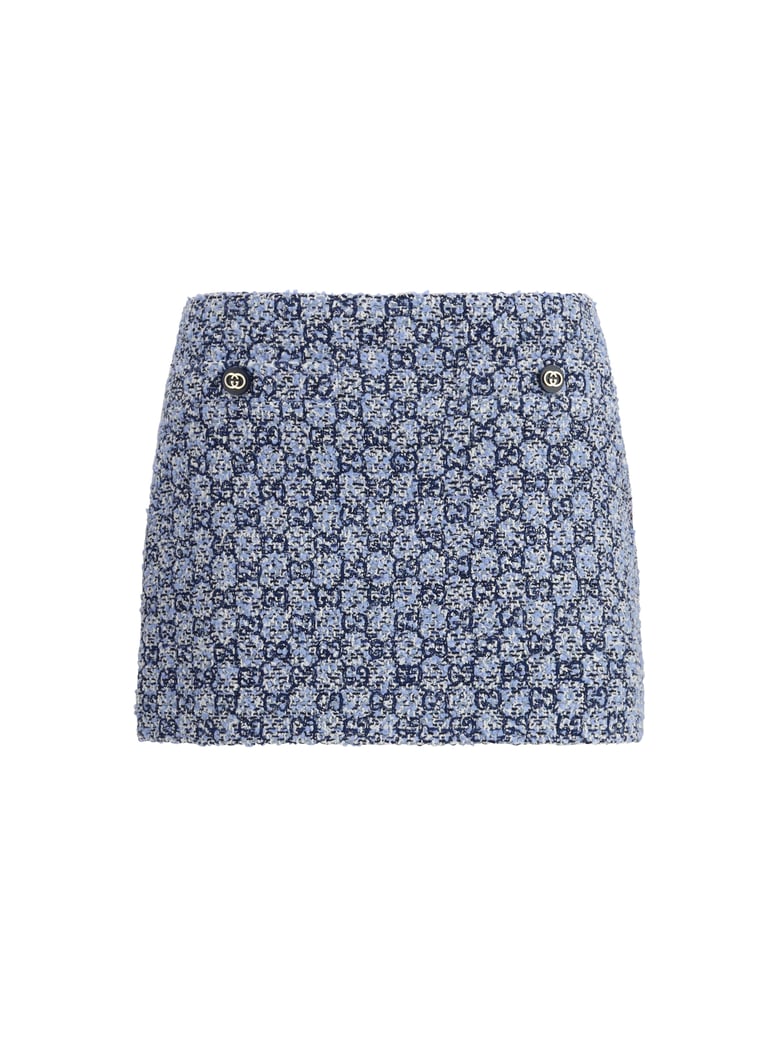 skirt gg tweed blue by Selfnex