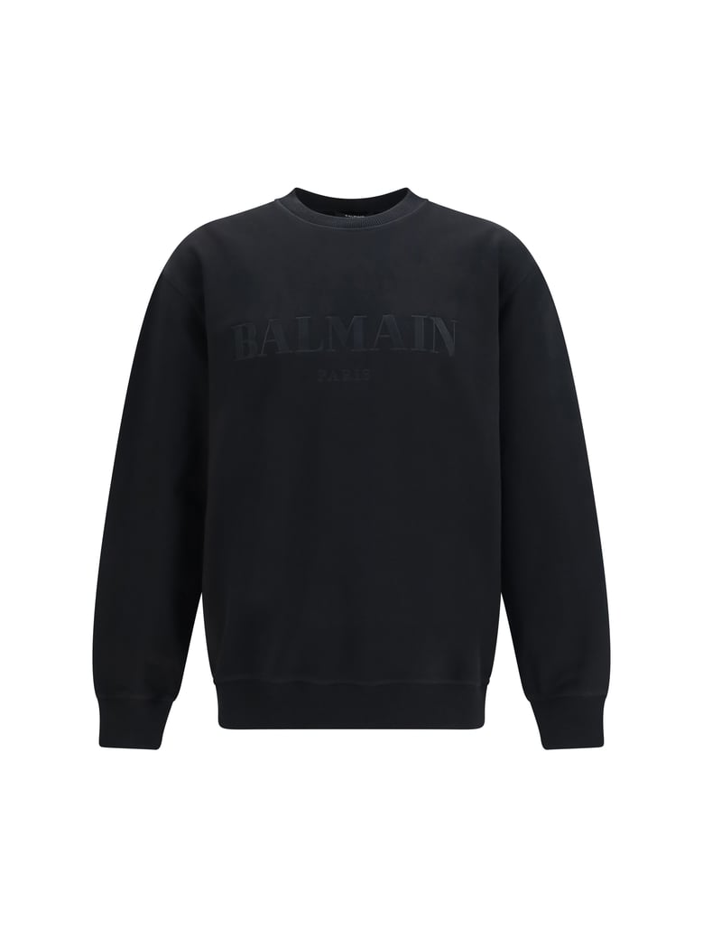 crewneck sweatshirt black by Selfnex