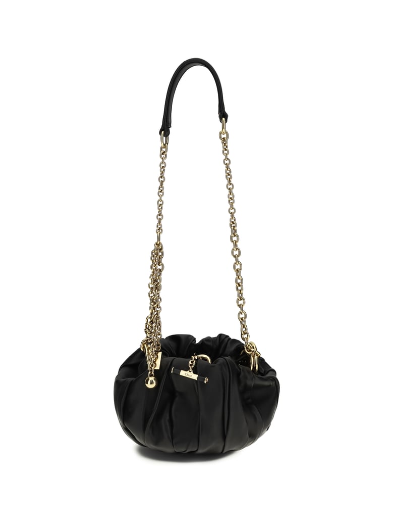 shoulder bag plissé black by Selfnex