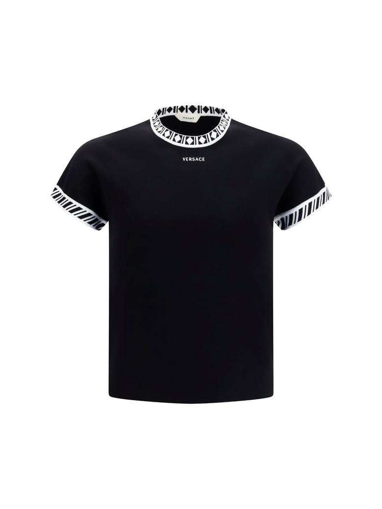 knit t-shirt black by Selfnex