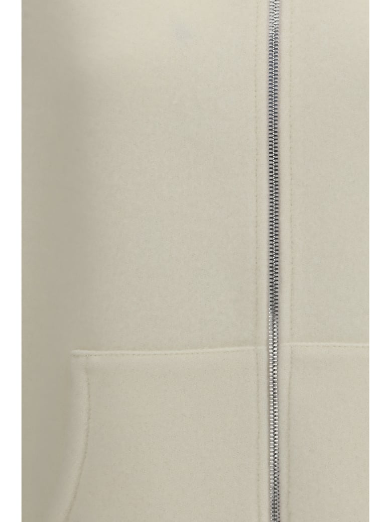 vest virgin wool white fleece by Selfnex