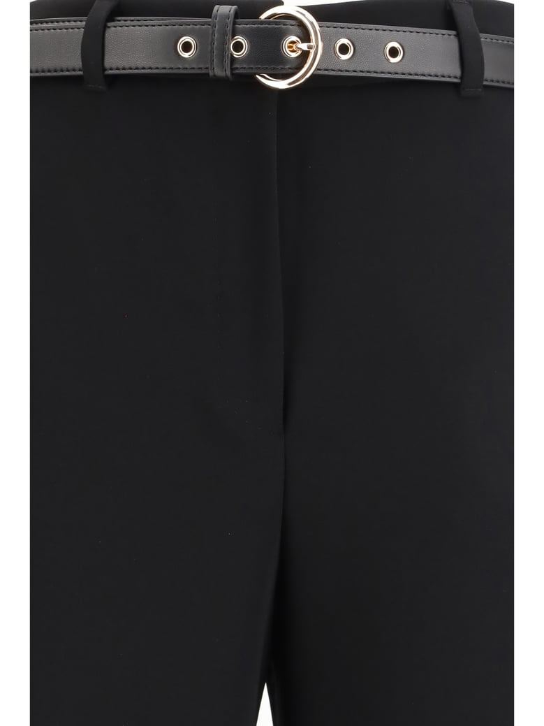 wide-leg pants black by Selfnex