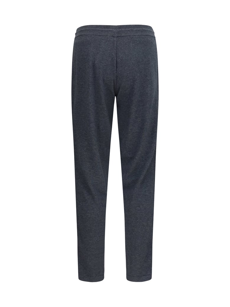 cashmere sweatpants grey melange by Selfnex