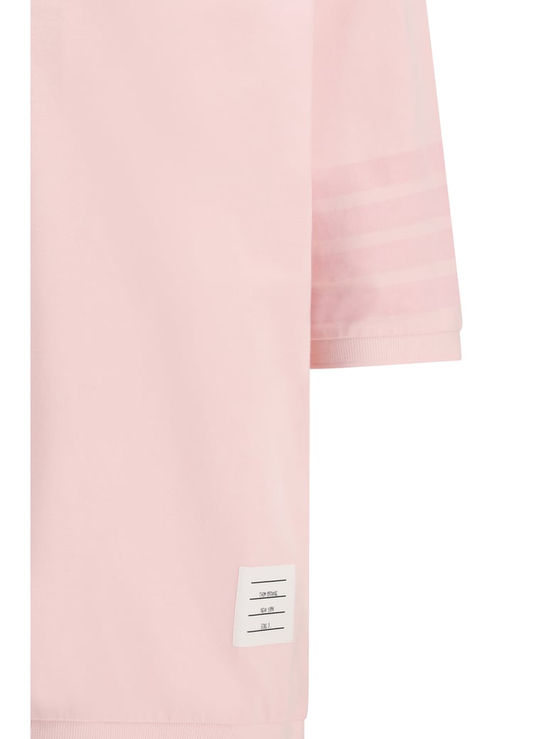 cotton polo shirt light pink by Selfnex
