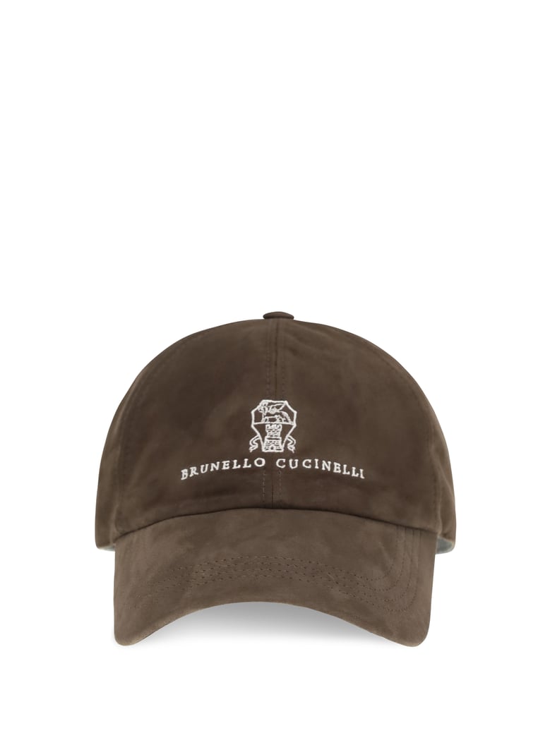 baseball cap suede espresso/pearl by Selfnex