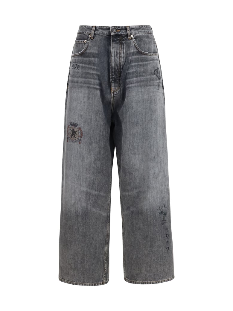 baggy trousers tattoo multicolour by Selfnex
