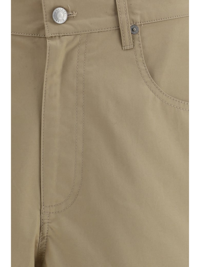long bermuda shorts cotton brown by Selfnex