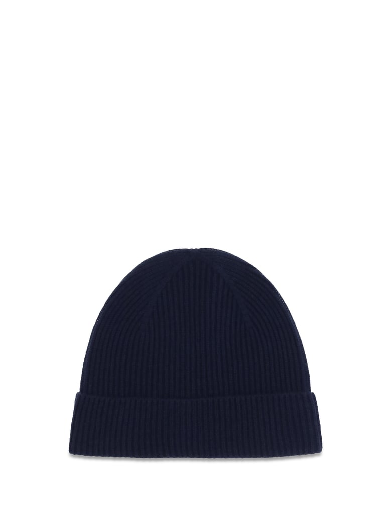 wool beanie hat blue by Selfnex