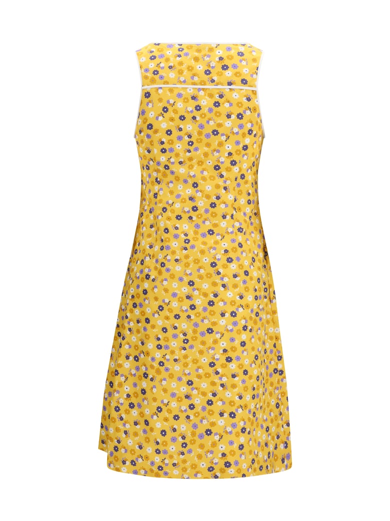 midi dress yellow/purple by Selfnex