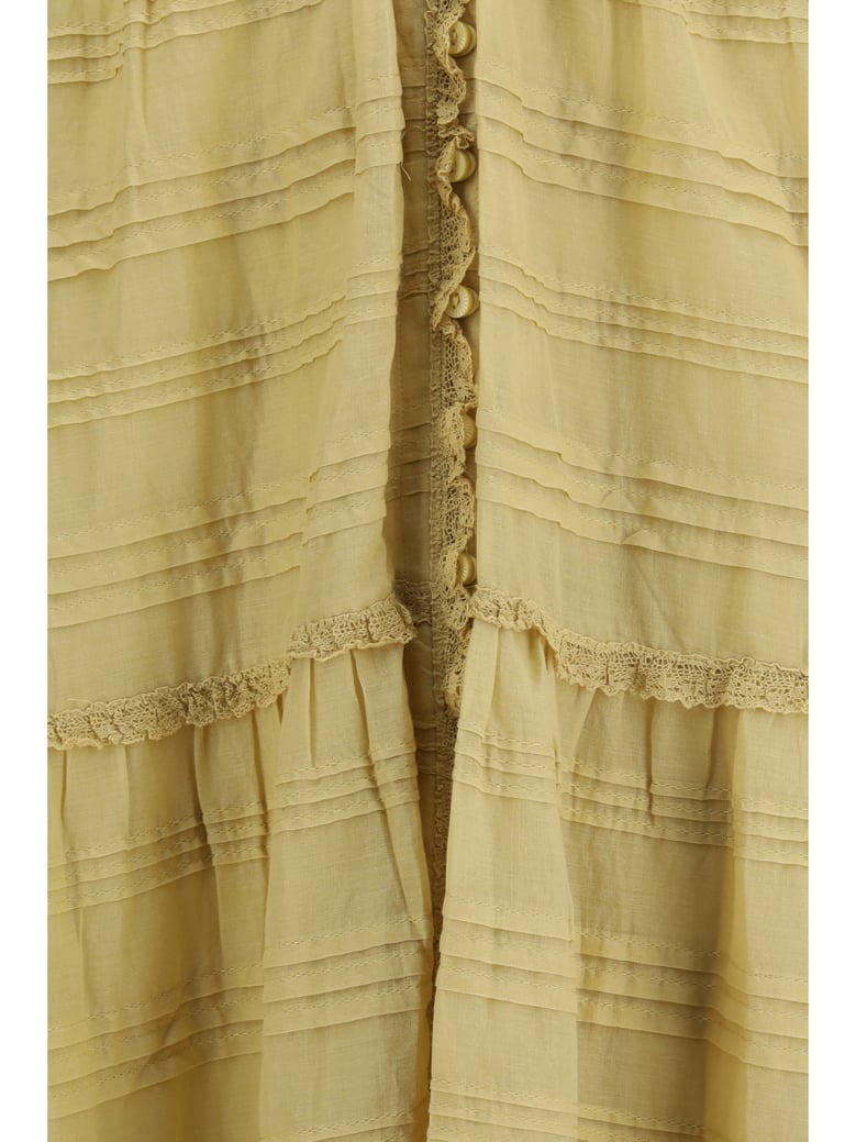 dress paule light ochre by Selfnex