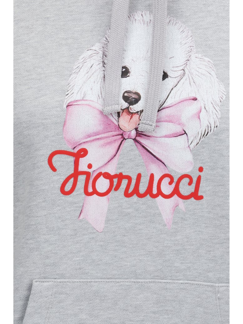 hoodie poodle print grey by Selfnex