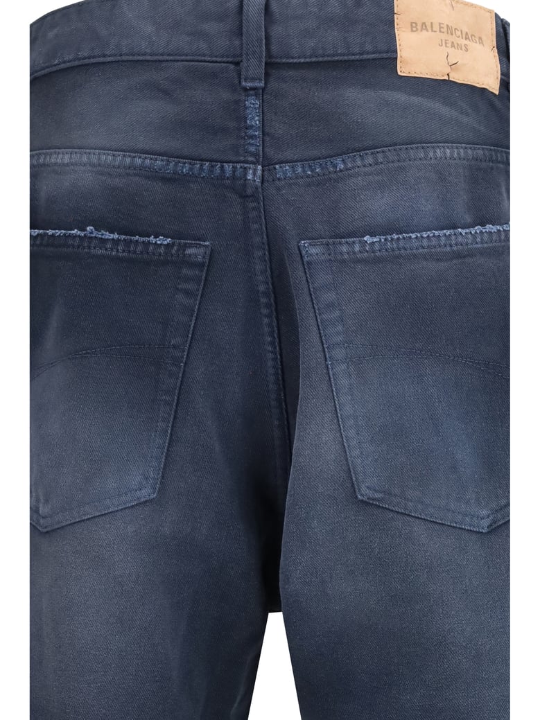 jeans wide-leg navy by Selfnex
