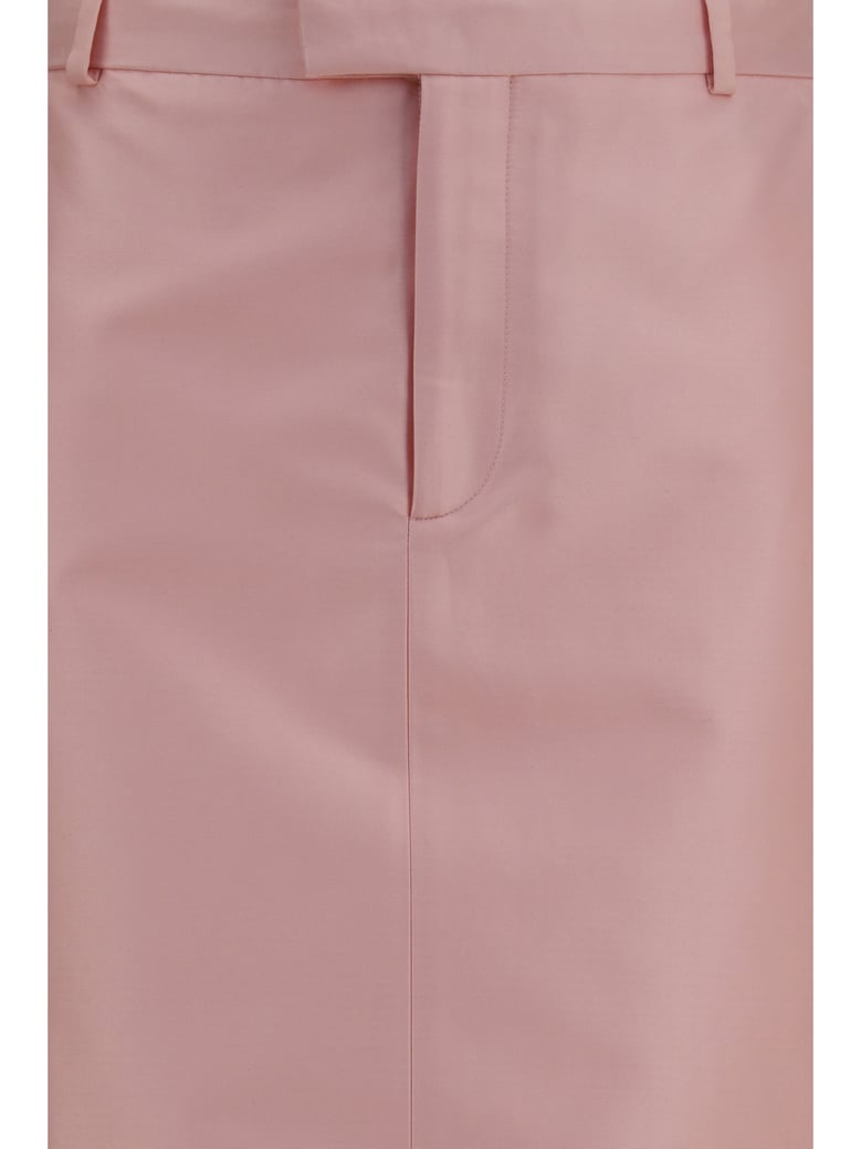 skirt silk faille hopeful pink by Selfnex