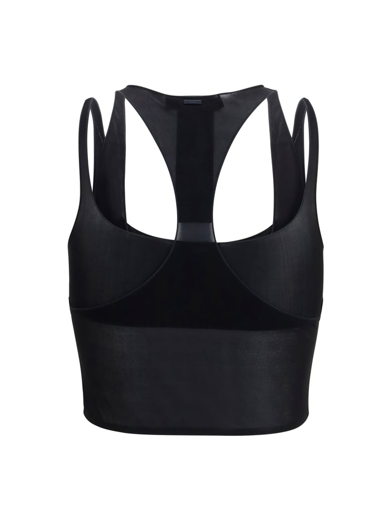 bralette viscose black by Selfnex