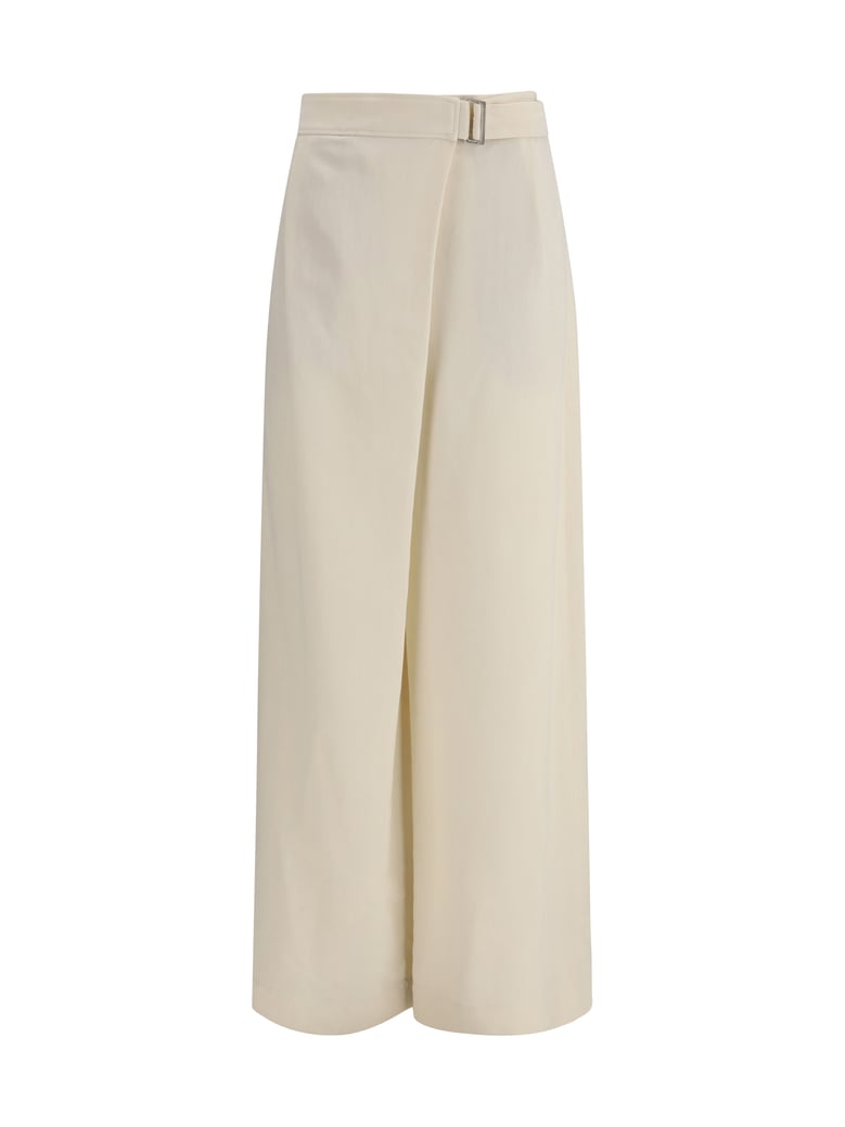 trousers crossed cream by Selfnex