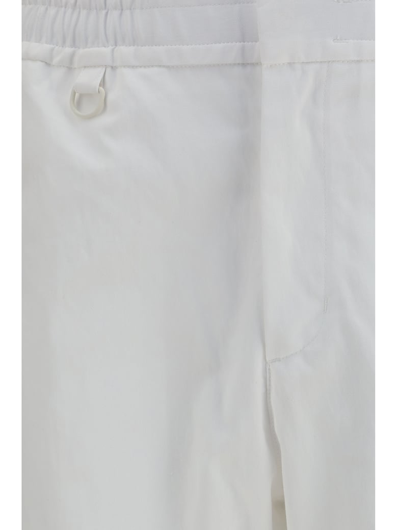 straight-leg trousers white by Selfnex