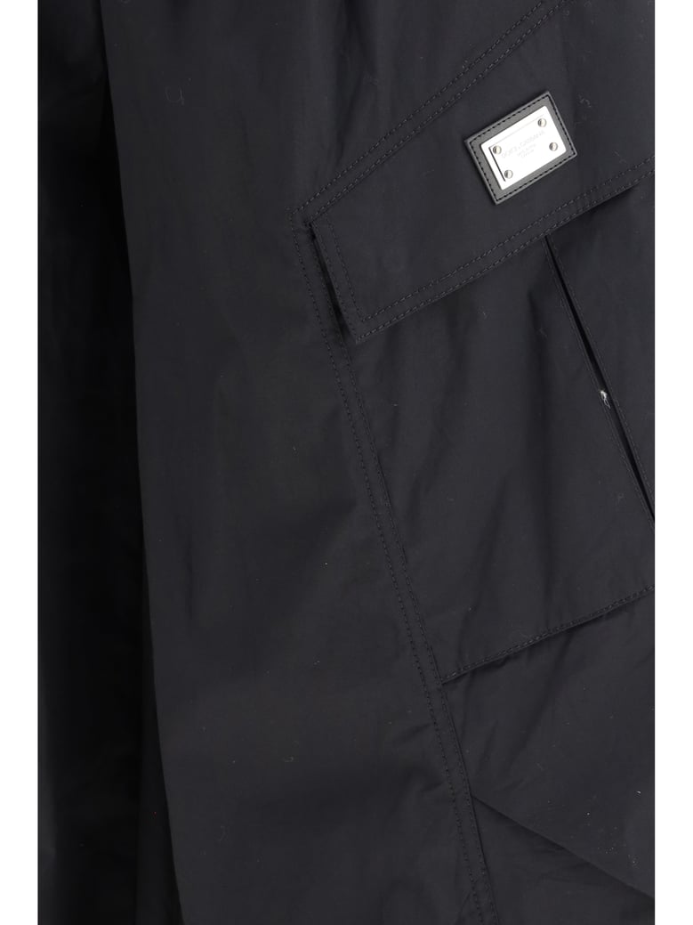 trousers cotton gabardine black by Selfnex