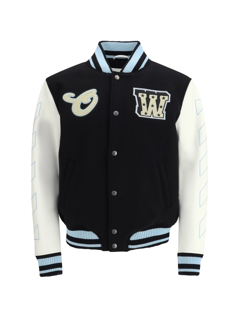 jacket varsity star logo black by Selfnex
