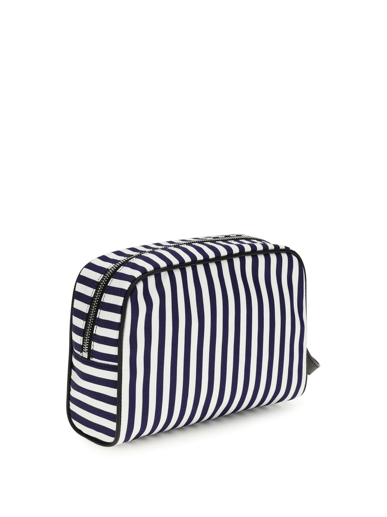 handbag striped poplin white/blue by Selfnex