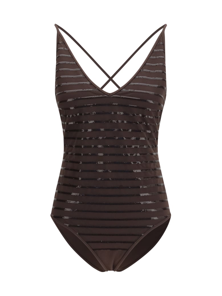 one-piece swimsuit cacao by Selfnex