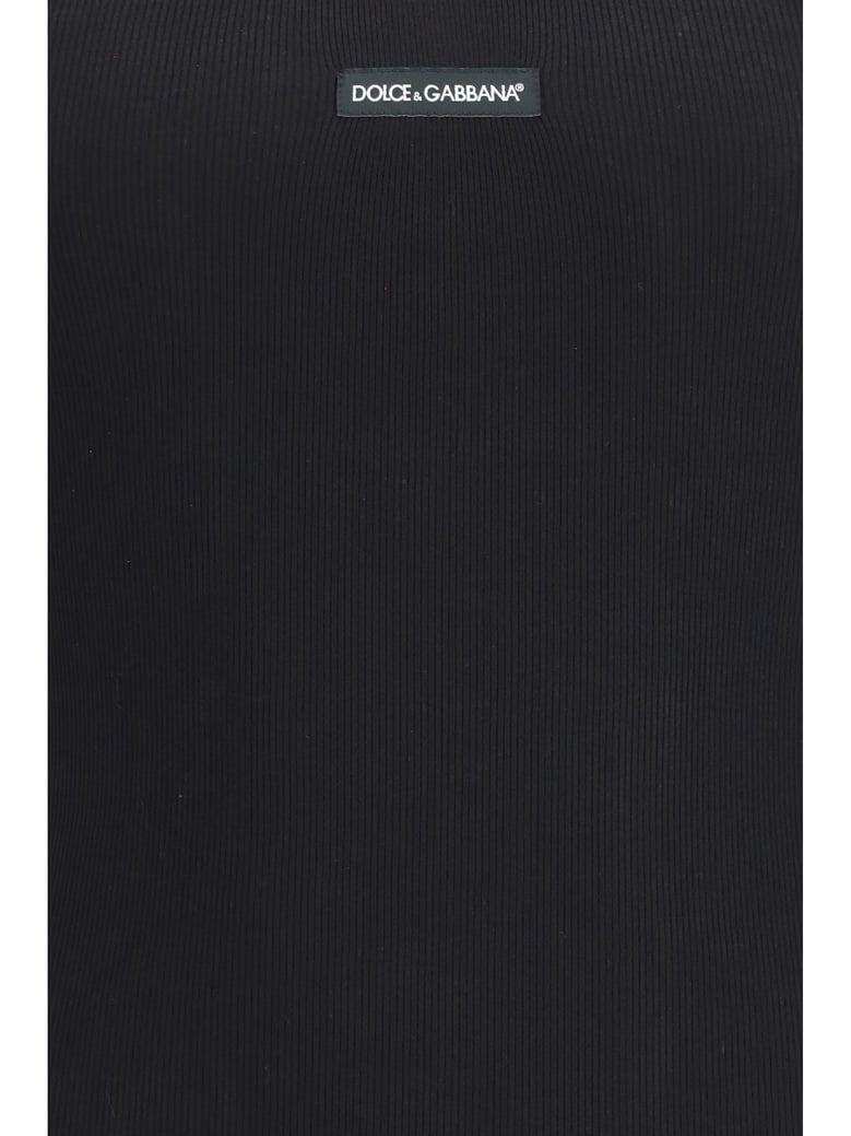 tank top printed cotton black by Selfnex