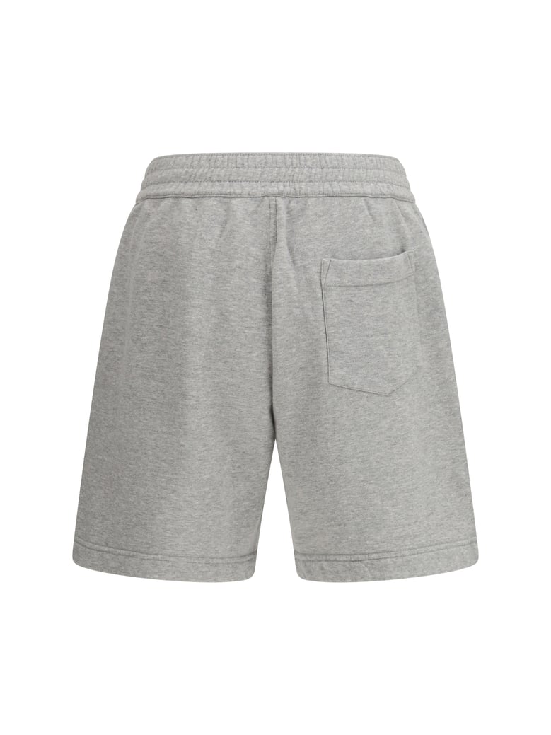cotton sports shorts light grey melange by Selfnex