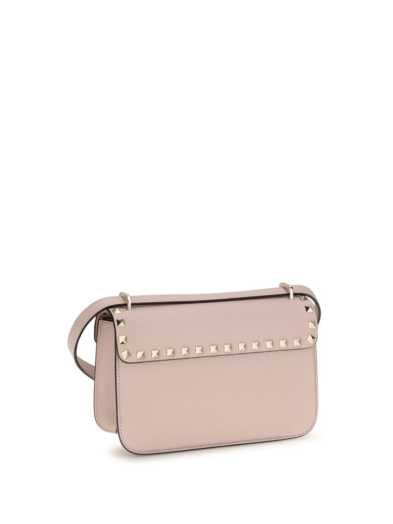 shoulder bag rockstud mini rose quartz by Selfnex